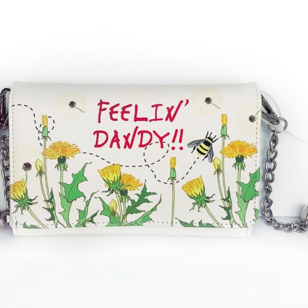 New Betsey Johnson Feelin Dandy Wallet On A String